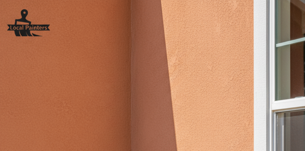 Split view of metal and shingle roofing.